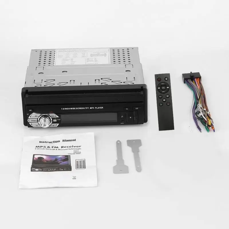 SWM 9601 Модернизированный автомобильный стерео MP5 плеер RDS AM FM радио BT4.0 USB/TF/AUX