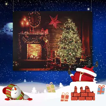

Christmas Multifunctional New Printing Tapestry Sitting Carpet Wall Hanging Beach Towel