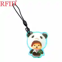 UID S50 1K 13,56 Mhz сменная RFID NFC перезаписываемая IC карта дубликат клон жетон значок мультфильм водонепроницаемый брелок 1 шт