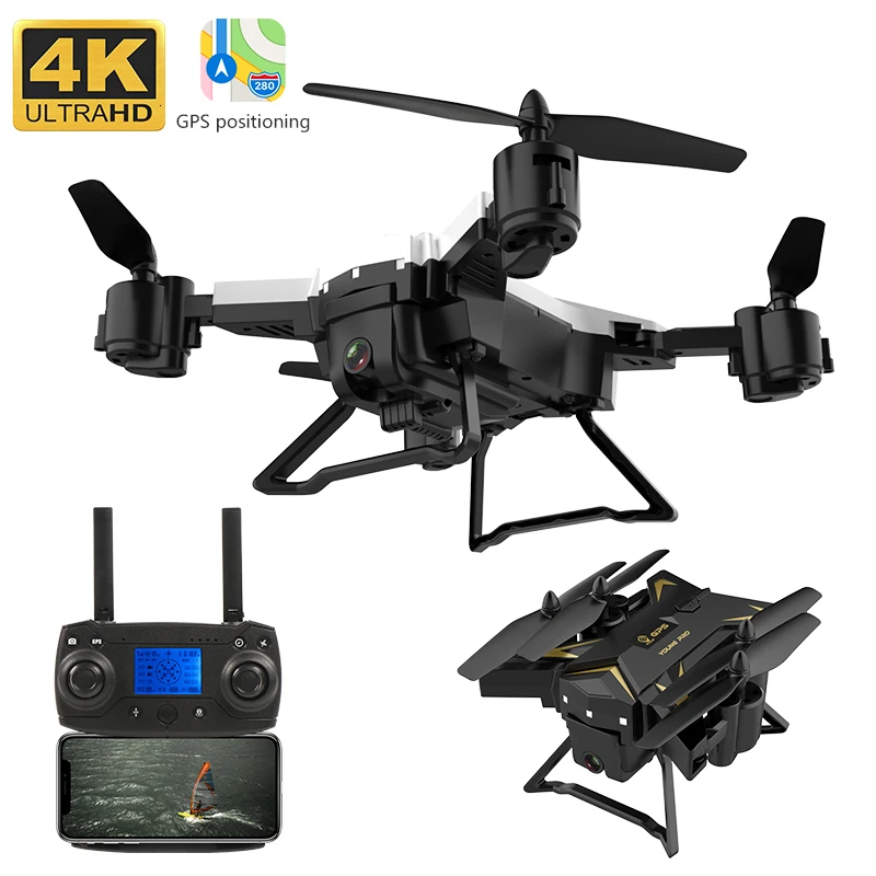 KY601G Радиоуправляемый Дрон, gps Квадрокоптер с 5G 4K HD камерой, 2000 метров, управляемый дистанционный Квадрокоптер, игрушка VS XS812 E520S, Дрон