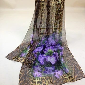 

size:62*170 s451 Real Silkworm Silk Long Chiffon Scarf Black Purple
