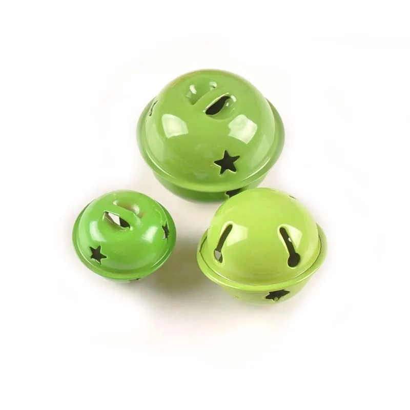 8 Colors Iron Jingle Bells For Christmas Craft Home Decoration Accessories Pendants Hanging DIY Christmas Tree ornaments C2678