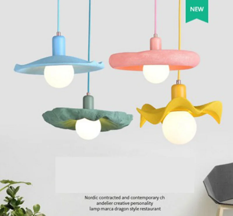 Скандинавская Люстра для ресторана современная простая одноголовочная