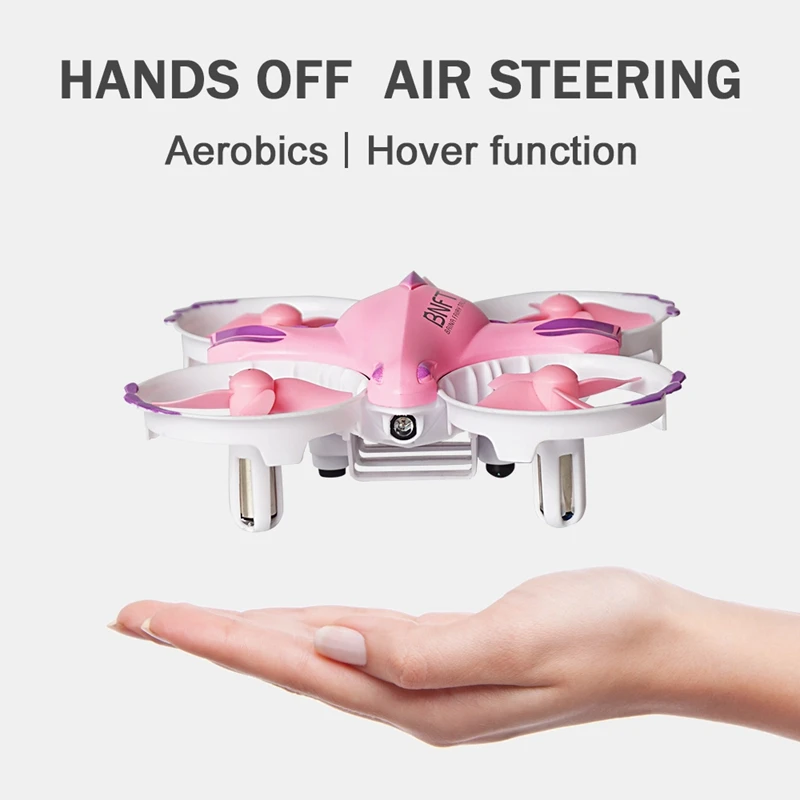 Mini Helicóptero RC Con Control De Mano – Juguete De Vuelo Con Sensor De Obstáculos Para Niños