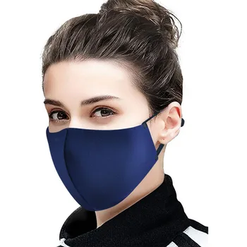 

Mask Unisex Pure color Cotton Outdoor Windproof Dustproof Reusable Washable Safety Protective Earhook Adult Face Mask Mascarilla