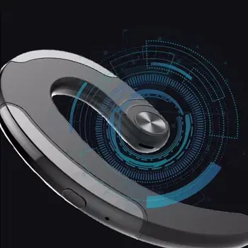 

New High End Bone Conduction Bluetooth Headphones Non Ear Plug Around Lightweight Ear-Hook Wireless Earphones