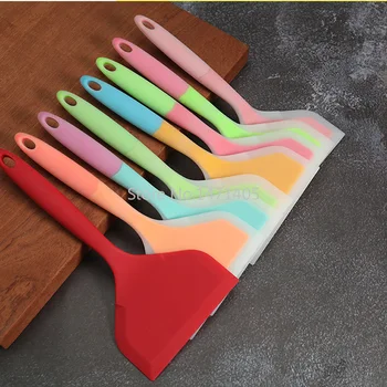 

Kitchen Tools Silicone Spatula Cooking Shovel Non-stick Cookware High Temperature Silicone Shovel Chinese Cooking Shovel