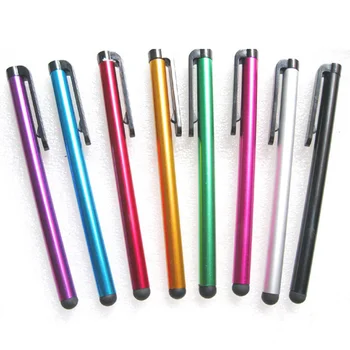 

10pcs/lot Capacitive Touch Screen Stylus Pen for IPhone IPad IPod Touch Suit for Other Smart Phone Tablet Metal Stylus Pencil