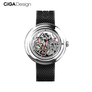 

For Xiaomi youpin CIGA Design T Series 360 Degree Mechanical Watch Transparent Skeleton Wristwatches Wrist Watch for Men Women