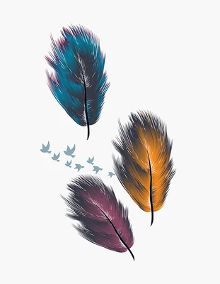 Customized color feather glass stickers transparent opaque decorative bathroom anti-transparent window glass film from plastic - Цвет: 80X118cm