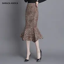 Модная Осенняя Плотная юбка, Женская юбка русалки, новая Длинная зимняя юбка для девочек 978