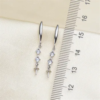 

High Quality Pearl Earring Settings Earring Findings Jewelry Parts Fittings Jewellery Accessories No pearl