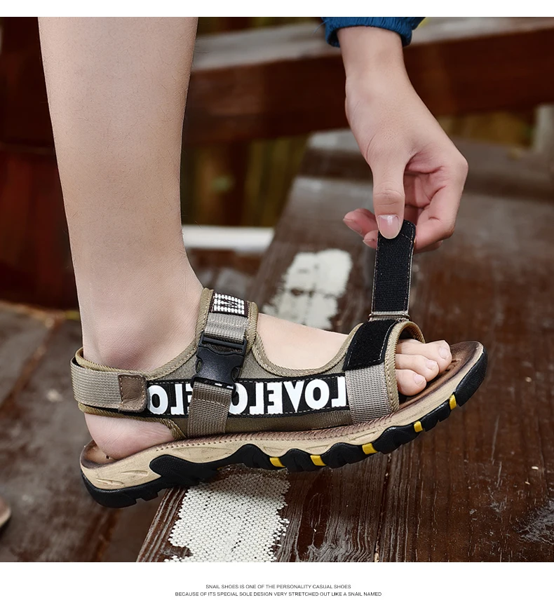 New Fashion Summer Men's shoes Gladiator Sandals Open Toe Platform Beach Sandals Boots Rome Style Canvas Men Sandals