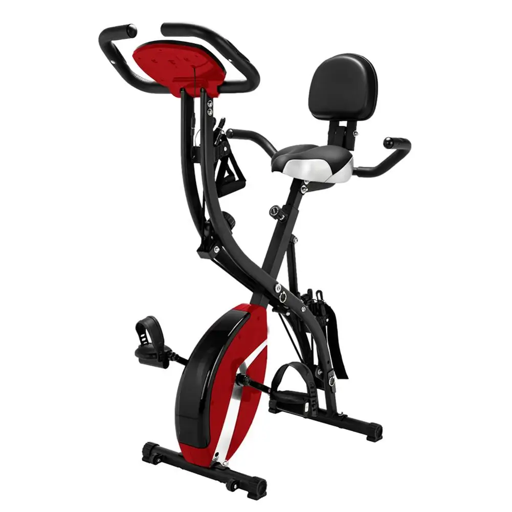 

3-in-1 Folding Upright Bike For Indoor Exercise Spinning Bike Exercise Bike Home Trainer Load Indoor Cycling 2019