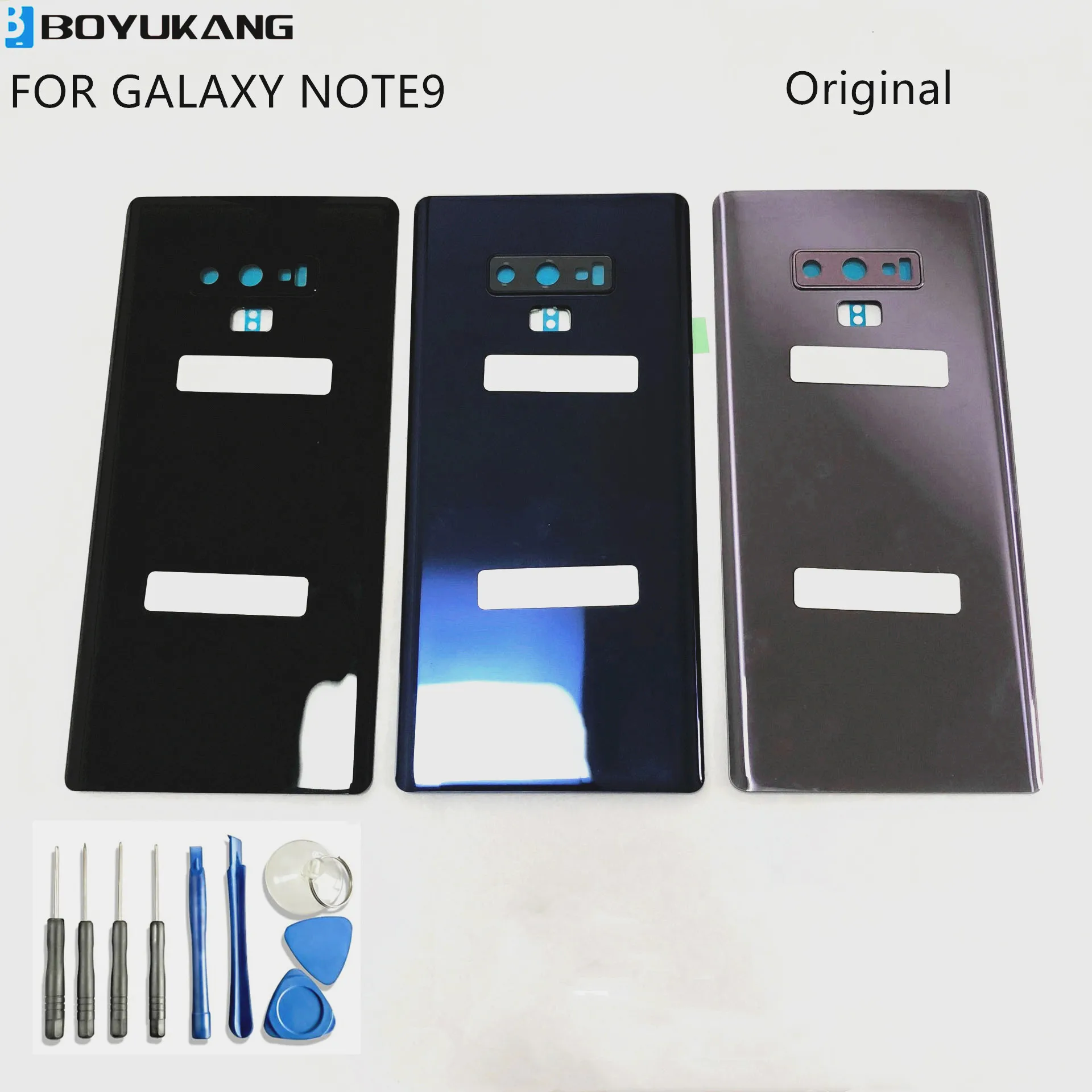BoYuKang для samsung note9, аккумулятор для мобильного телефона, стеклянная задняя крышка, задняя крышка для двери, oem батарея co+ инструмент с рамкой
