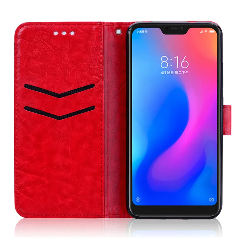 Xiaomi mi A2 Lite чехол TPU Защитный чехол Чехол-портмоне с откидной крышкой чехол для Xiaomi mi A2 флип чехол для Xiaomi mi A2 lite Red mi 6 Pro кожаный чехол