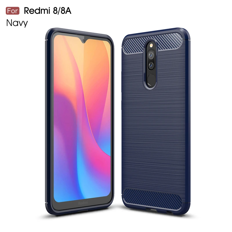 Для Xiaomi Redmi 8A Чехол Мягкий ТПУ Силиконовый противоударный чехол для телефона 6 2