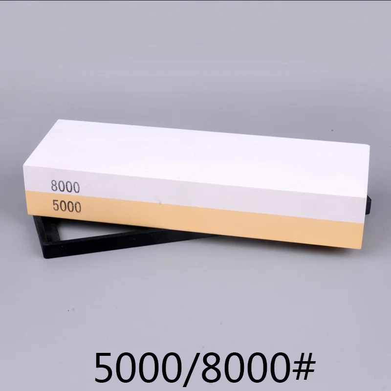 [ВИДЕО] RSCHFE 1 шт. профессиональный нож шлифовальный камень зернистость белый корунд 1000/3000 2000/5000 точильный камень точилка многоступенчатая - Цвет: 50008000