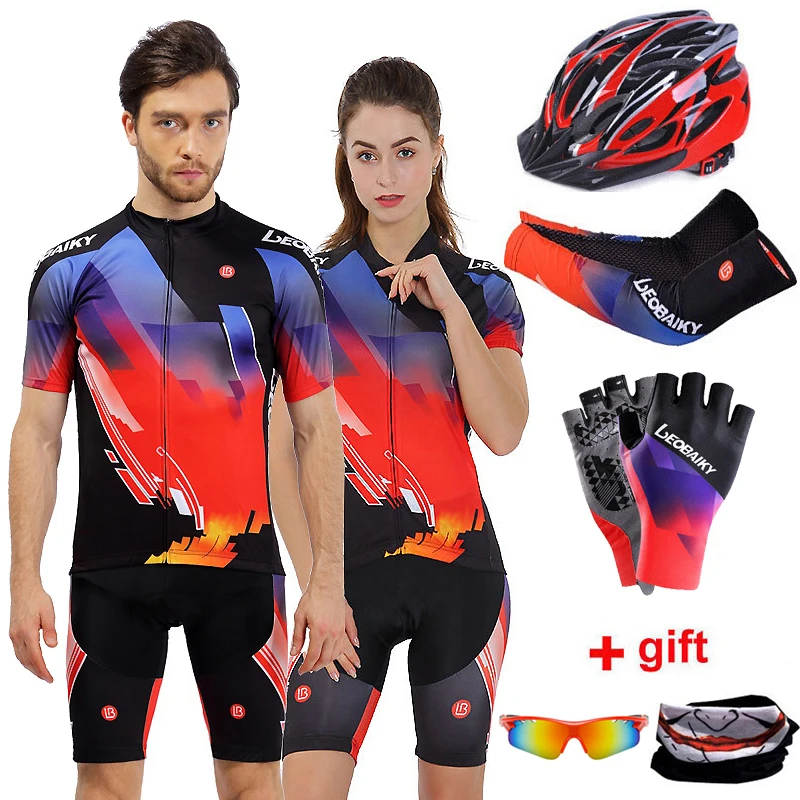 Велосипедная Джерси MTB набор для велоспорта мужская летняя профессиональная