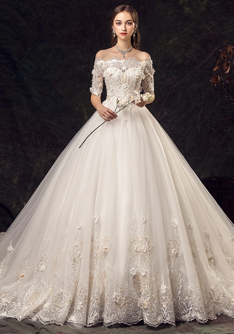 vestido de Novia материнство, Свадебные платья бальное платье Кружева аппликации свадебные платья, платья невесты vestido de casamento плюс размер