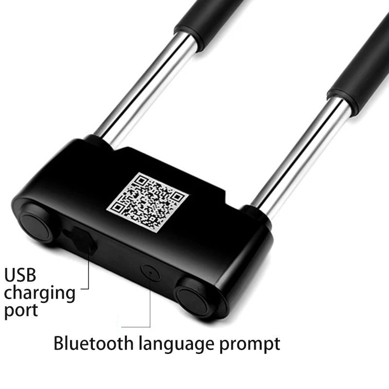 Водонепроницаемый замок отпечатков пальцев Smart APP Bluetooth u-замок двери без ключа портативный