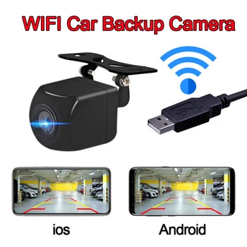 

Front back Rear Mount WIFI AP Wireless DIY Backup Parking Camera Car USB Night Vision Wide Angle Video Recorder