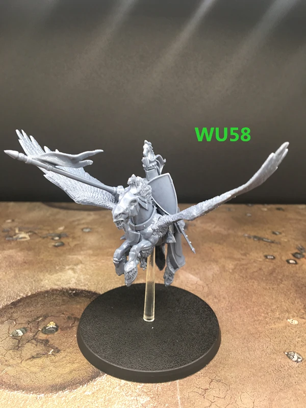 WU58 Pegasus knight GB Смола Модель бретонния - Цвет: WU58 Pegasus knight