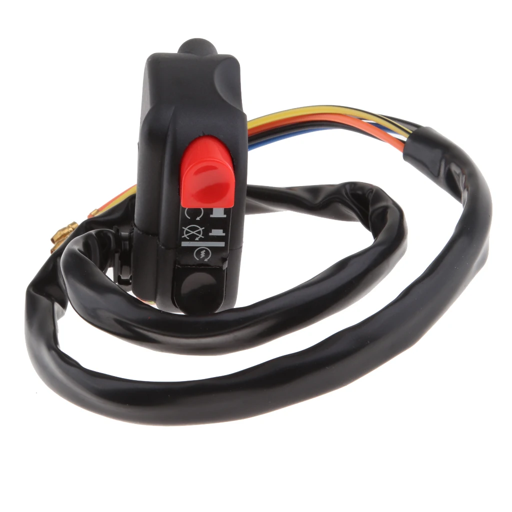 RH Handlebar Switch Starter / Kill Push ON OFF Button for Honda Bike ATV, ABS Plastic
