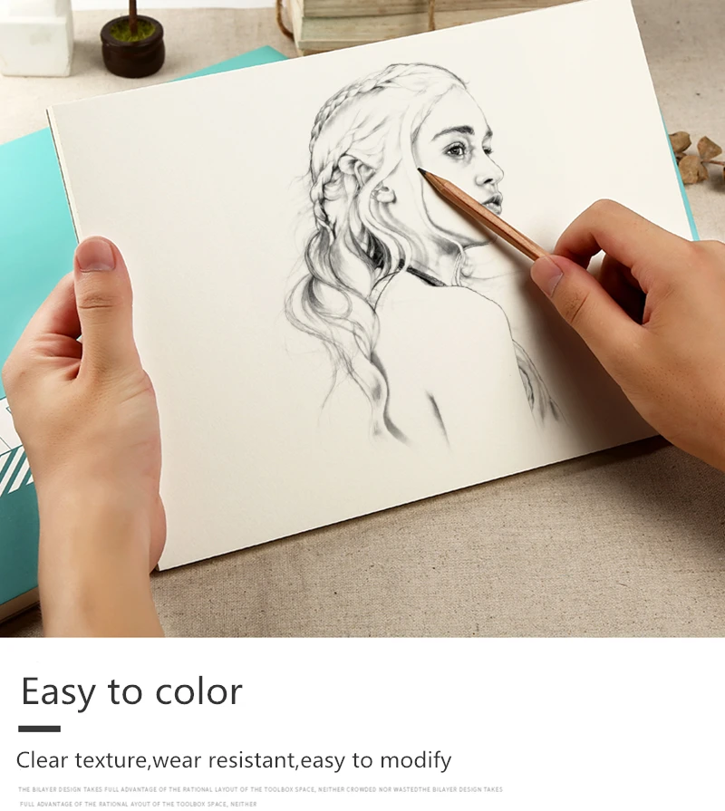 Desenhada à Mão Estudantes em Branco Livro com Watercolor Viajar Sketchbook Aquarela Livro Simplicidade Graffiti Papel Arte Suprimentos 9 High Quality Material escolar e de escritório