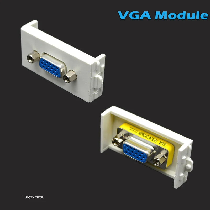 Интерфейс 2 VGA+ RJ45, информация настенная пластина крышка настенное крепление Лицевая панель Разъем Порт для домашнего офиса кабельная система
