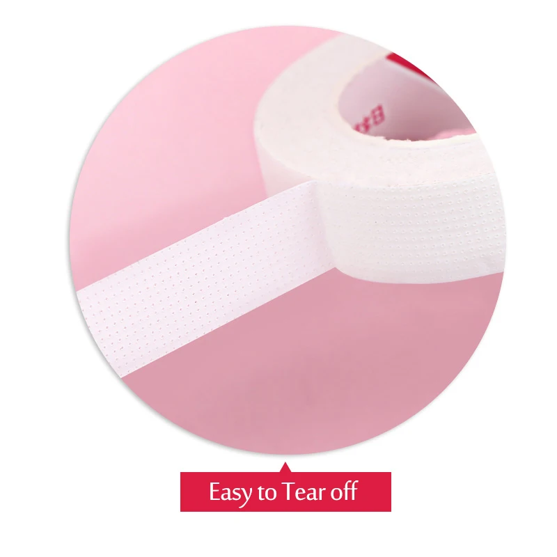 5Rolls 900cm Eyelash Extension Lint Free Eye Pads Breathable Grafting False Eyelash Micropore Tape Under Eye Patches Eyelash Extension Supplies