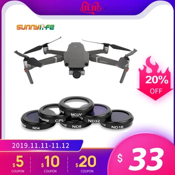 

Mavic 2 Camera Lens Filters ND8 16 32 64 CPL UV Density Polar Polarizing filter for Mavic 2 Zoom drone accessories