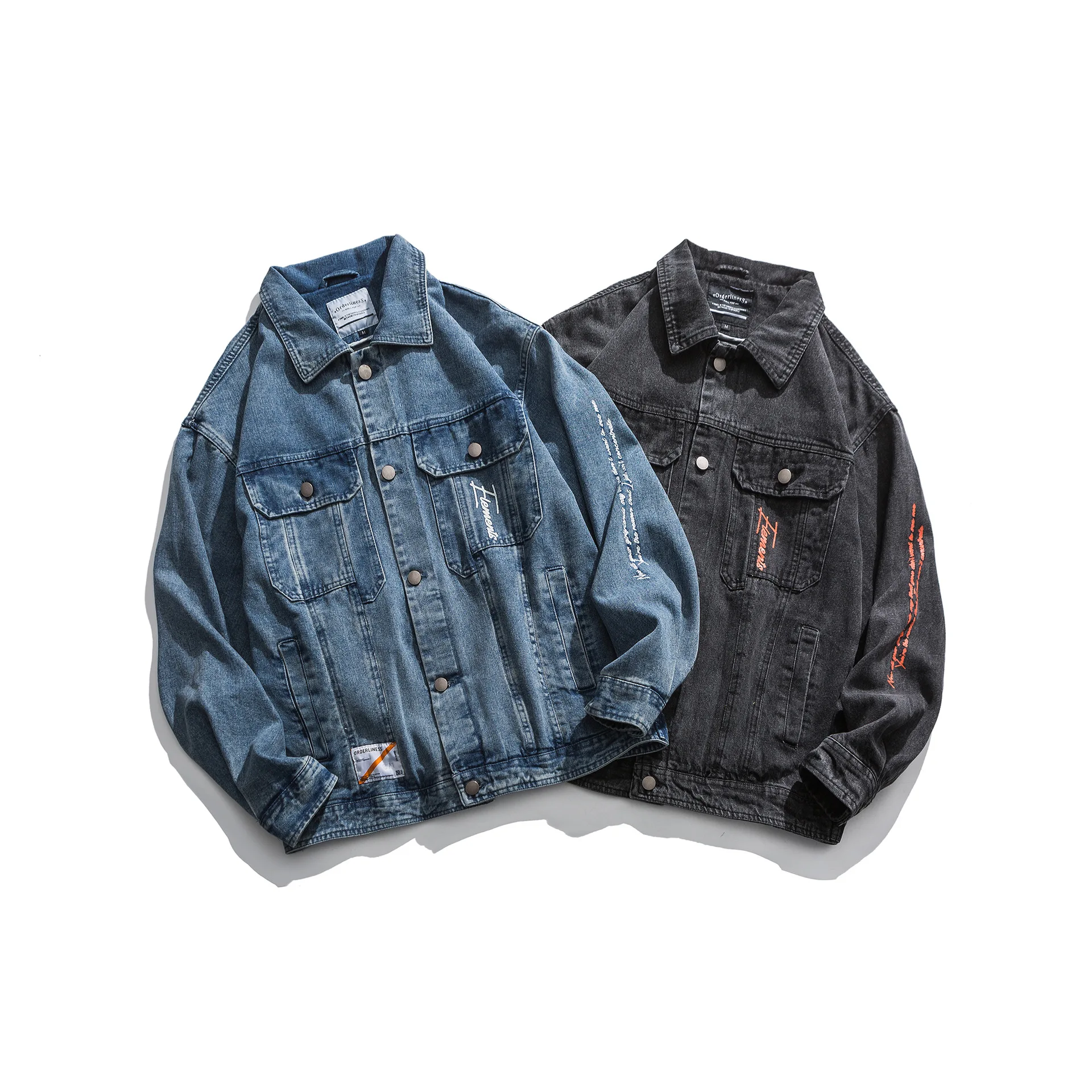 

City Where the Product 2020 Spring New Style Origional Japanese-style MEN'S Denim Jacket MEN'S Outerwear