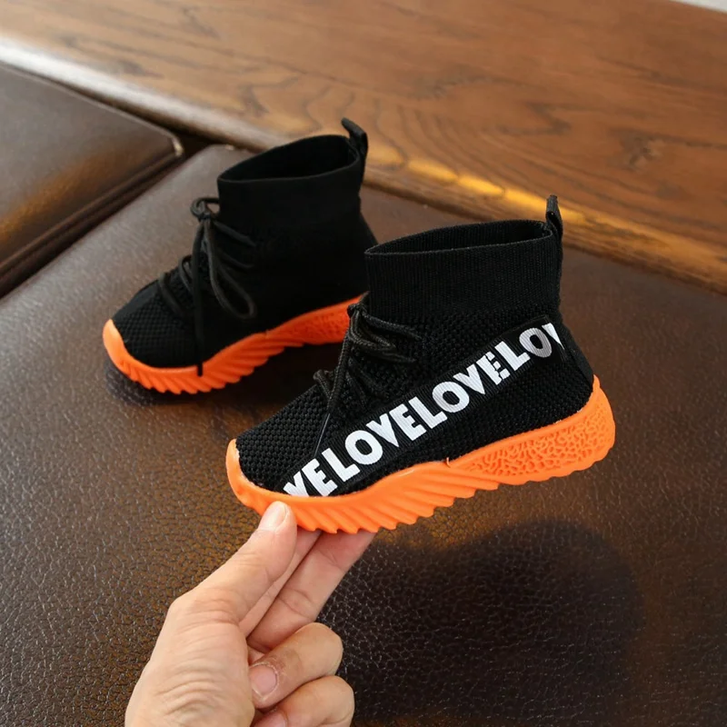 FREE SHIPPING Kids Walking Shoes Sneakers Print JKP4468