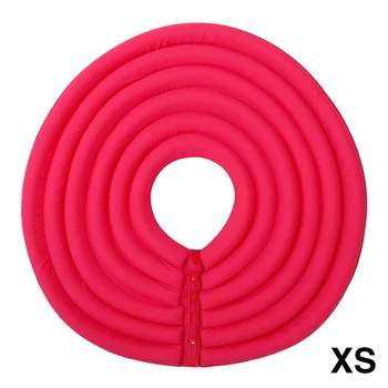 

Quicker Healing Easy Clean Adjustable Dog Recovery Collar Snap Button Injured Cone E-Collar Anti Bite Portable After Surgery