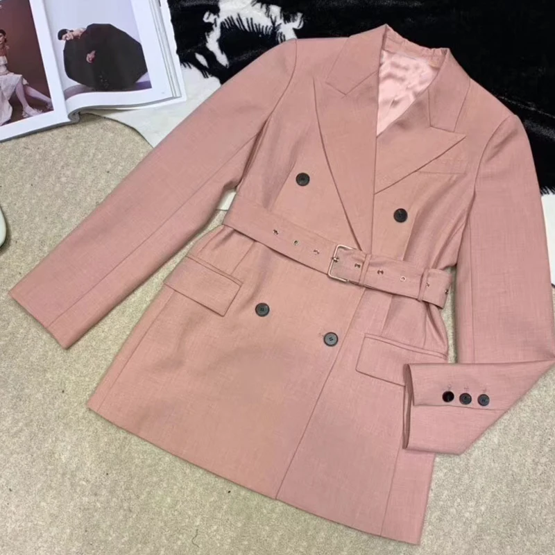 Desigenr куртка офисное Женское пальто осенний костюм куртка Mujer официальные пиджаки женская элегантная Рабочая куртка с вырезами Feminino