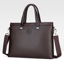 Новая модная водонепроницаемая кожаная сумка для ноутбука, мужская сумка-мессенджер, мужская кожаная сумка на плечо, дорожная сумка, деловой портфель