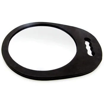 

1PC Hairdresser Back Mirror Professional EVA Foam Frame Drop Resistance Barber Salon Mirror