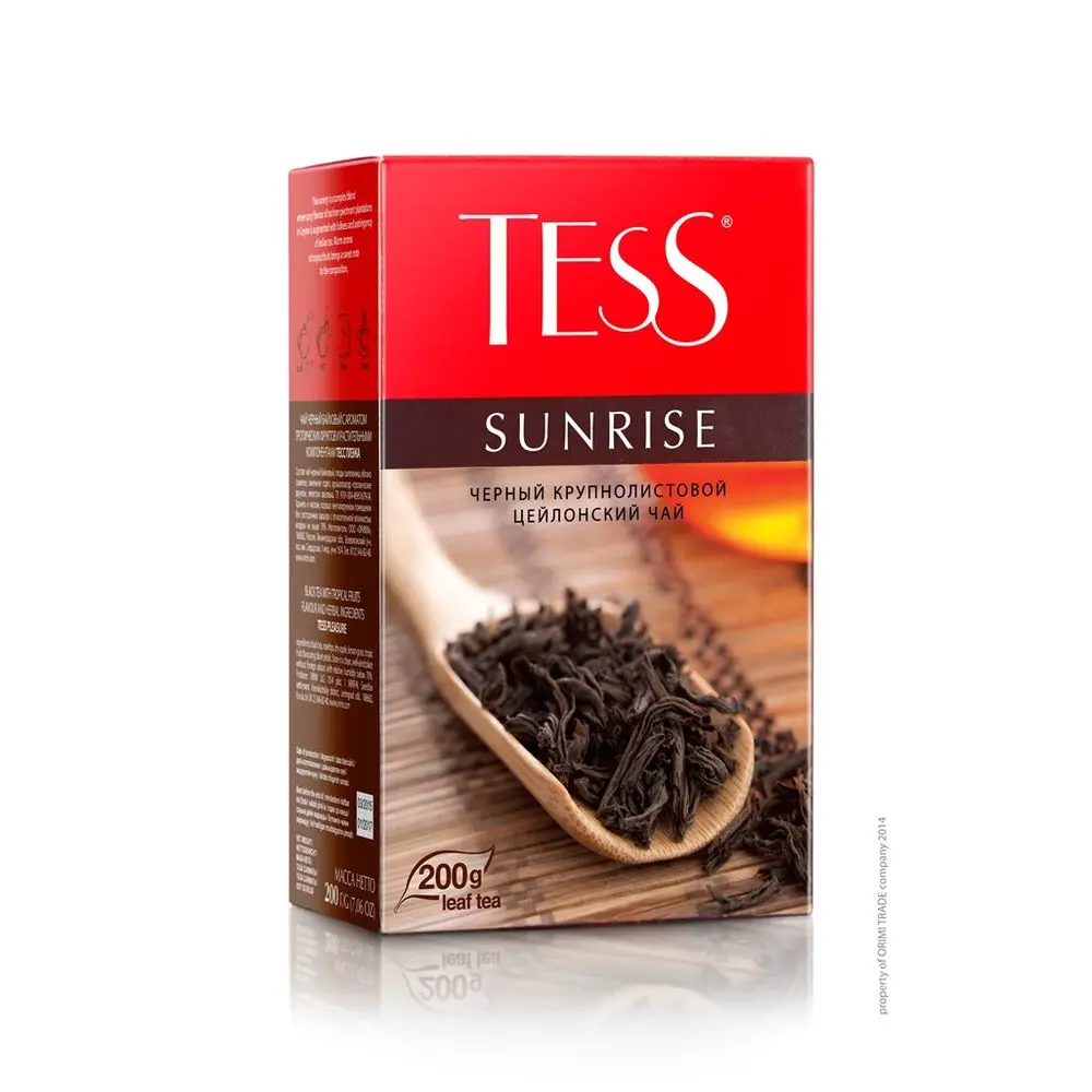 Tess Sunrise чай черный листовой 200 г | Продукты