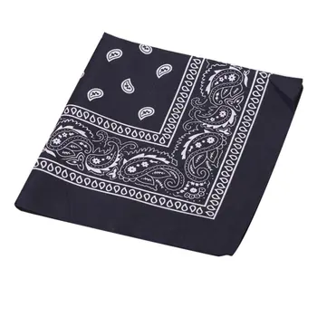 

Unisex Men Women Cotton Bandana Hairband Cowboy Mens Biker Sports Headwear Wrist Hairwrap Double Sided Head Wrap Scarf Paisley