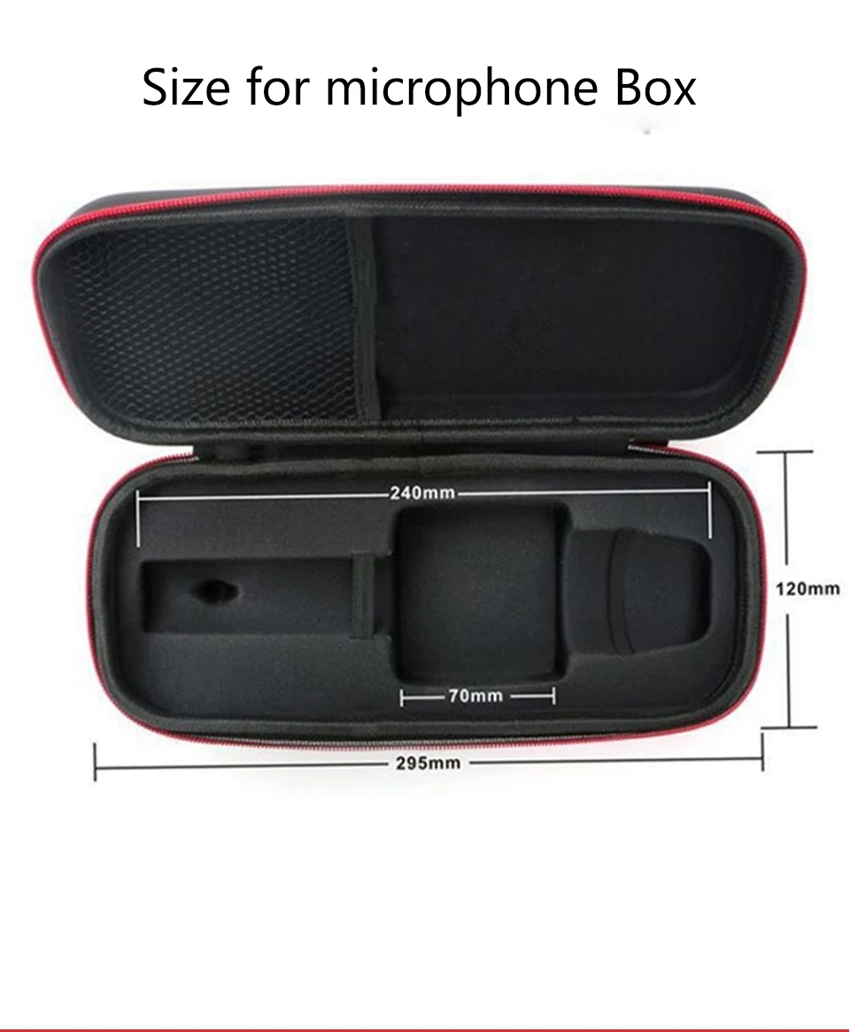 Микрофонная коробка караоке беспроволочный защитный чехол для микрофона удобная сумка для переноски микрофона для WS858 E106