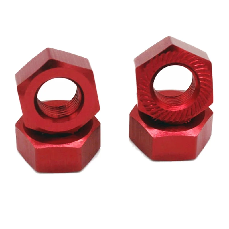 4 шт. 17 мм M10 металлическая Шестигранная гайка M10XP1.0 NT002 для JLB Racing CHEETAH 11101 21101 J3 Speed 1/10