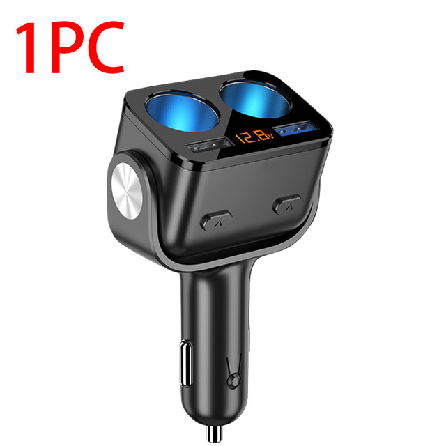 Car Charger Cigarette Lighter Socket Splitter Auto USB Charger Dual QC 3.0 USB Charge SEAMETAL Charger Sockets Power Adapter