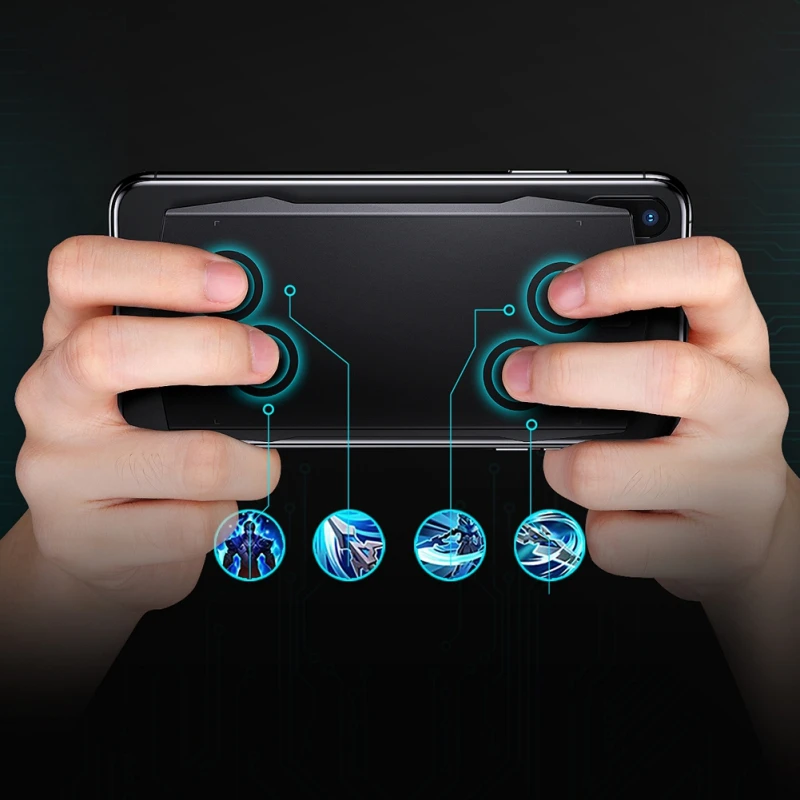  For Mobile Game PUBG Bluetooth Phone Connection Smartphone Gamepad with Touch Backplane Future Scie