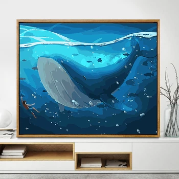 

Traveling Ocean Paintings By Numbers DIY Pictures Oil Coloring By Numbers Set Gift Drawing By Numbers Canvas Decor New Arrivals
