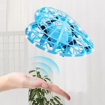 

Watch Remote Heart Shape Mini UFO Drones Quad Induction Levitation Gifts