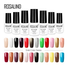 ROSALIND 7 мл гель Гель-лак для ногтей Краска полупостоянные ногти художественный Гель-лак для ногтей для маникюра Gellak Top Coat