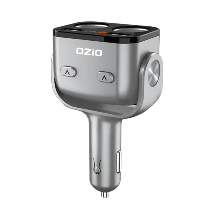 

3.4A Auto Parts Car Charger Car Cigarette Lighter Two Dragged Double Usb Multifunctional Mobile Phone One Point Two Socket