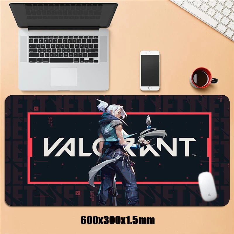 Large Valorant Mouse Pad Grande Rubber Keyboard Gaming Mousepad Gamer