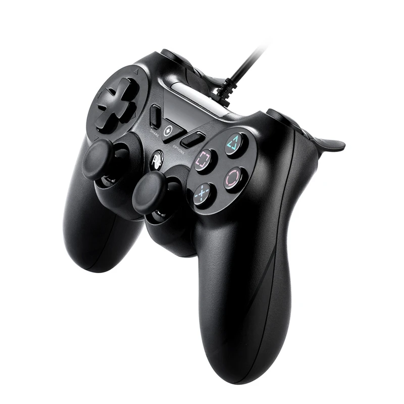 FFYY-Wired Gamepad 2 метра длинной вибрации без тачпада и гироскопа поддержка обновления сумка для Ps4